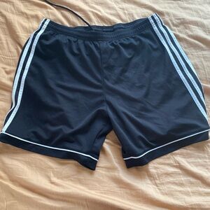 Adidas soccer shorts, large